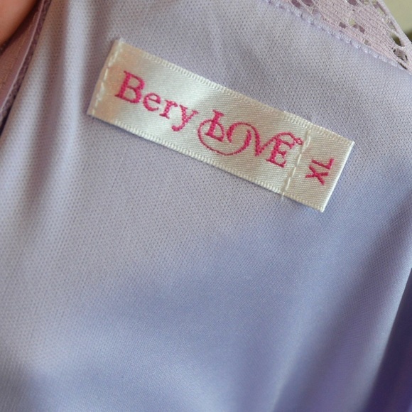 Bery Love Prom Wedding Dress Lace A Line Chiffon, Lavender Size XL - Picture 4 of 9